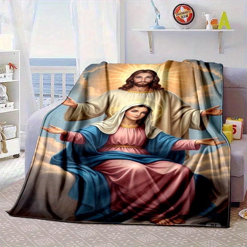 Sacred Heart Of Jesus Blanket Flannel Blanket Throw Blanket Sofa Cover Blanket Soft Premium Blanket Picnic Blanket Tv Blanket Gifts