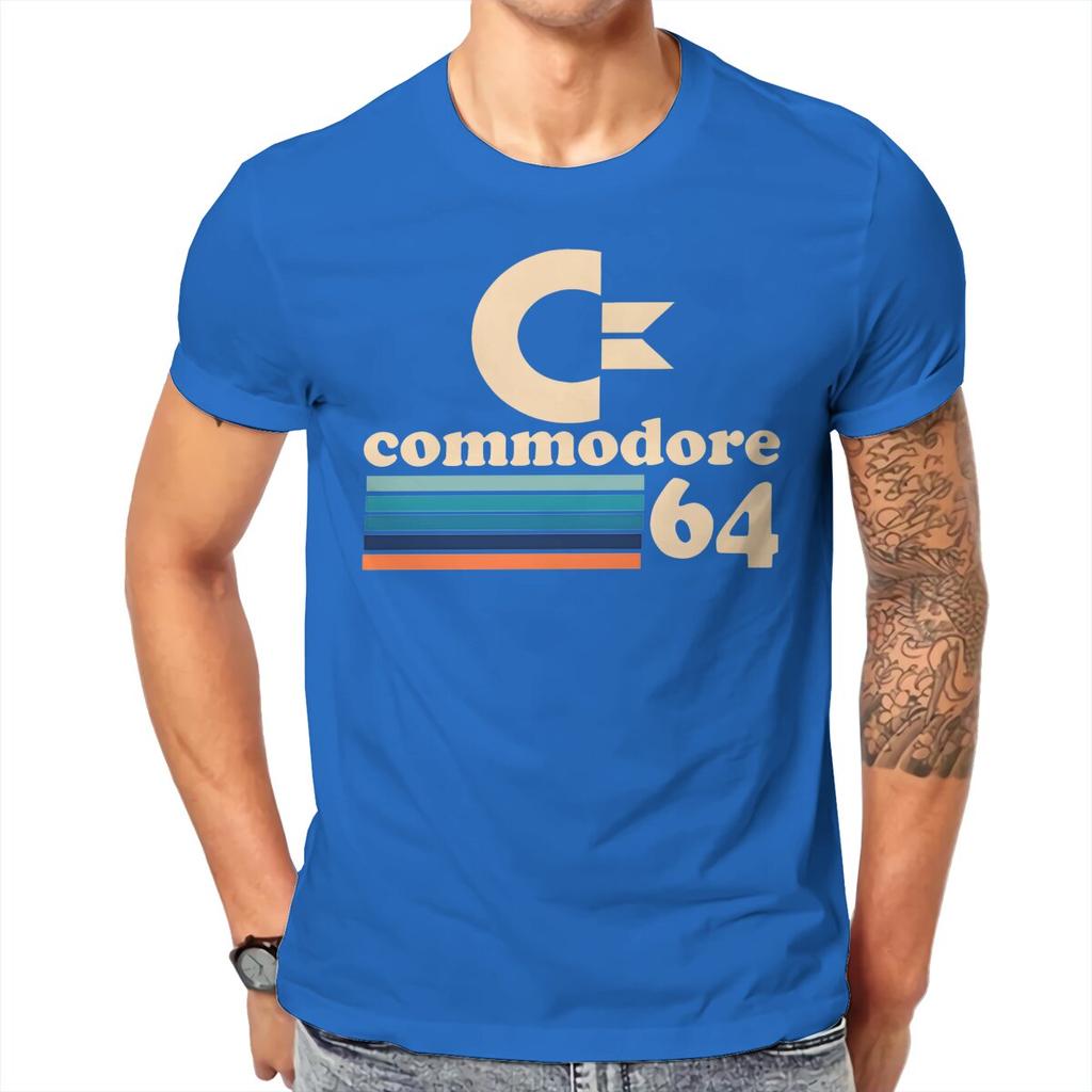 Commodore 64 Computers T Shirt Homme Unisexs Tshirt Cotton Unisex Clothing