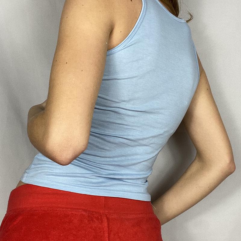 Майки с принтом глаз в стиле Харадзюку, корсетные топы, винтажная модная уличная одежда, укороченный топ без рукавов, женские повседневные спортивные костюмы в стиле гранж