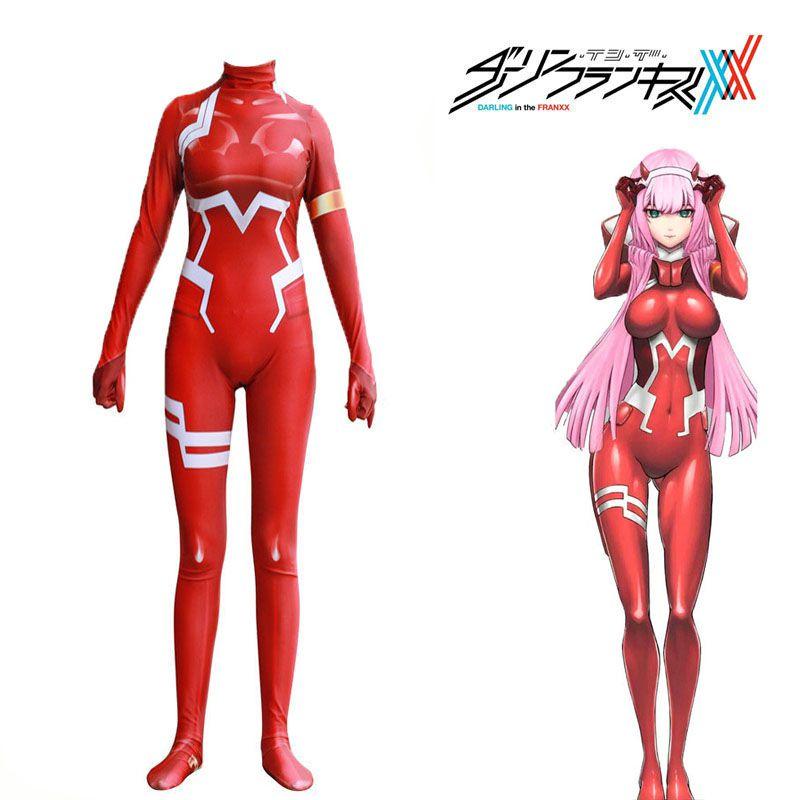 Элегантный Косплей Боди Zero Two 02 из Darling In The Franxx Идеально Подходит для Тематических Вечеринок