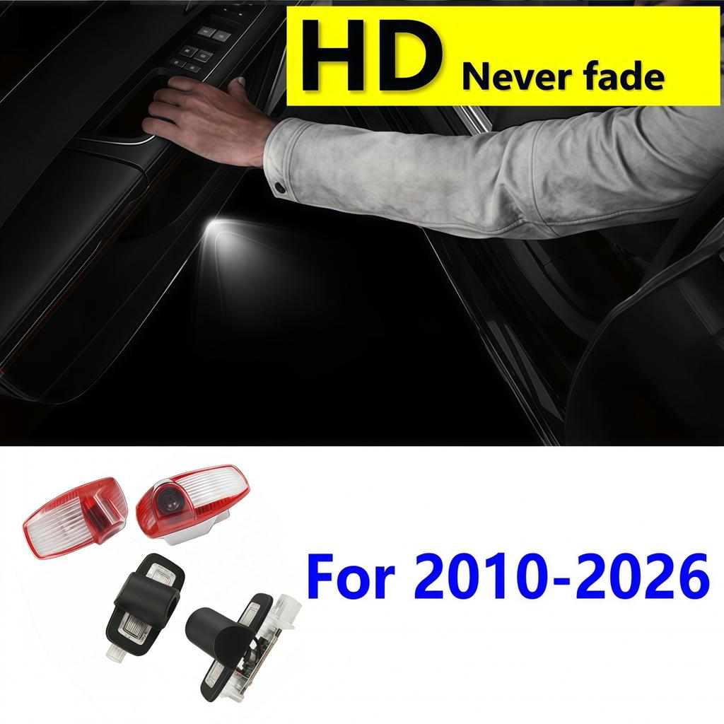 jbcp5 HD 2Pcs For Porsche Panamera 970 971 S 4S GTS GT3 2018 2019 2020 2021 2022 2023 2010-2026 Car Led Door Projector Welcome Light