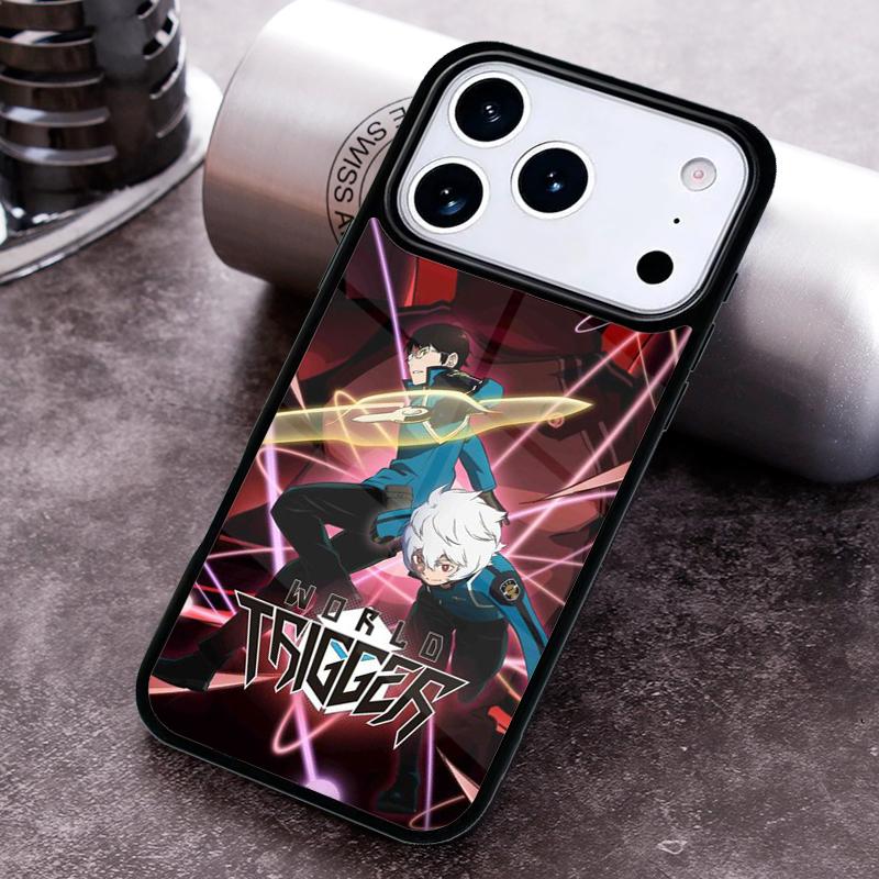 Чехол для телефона World Trigger для iPhone 17,16e,15,14,13,12,11, Mini, Pro, MAX, мягкий силиконовый чехол