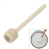 Wooden Bass Drum Sticks Wool Felt Head Durable Log Snare for Drum Percussion Instrument