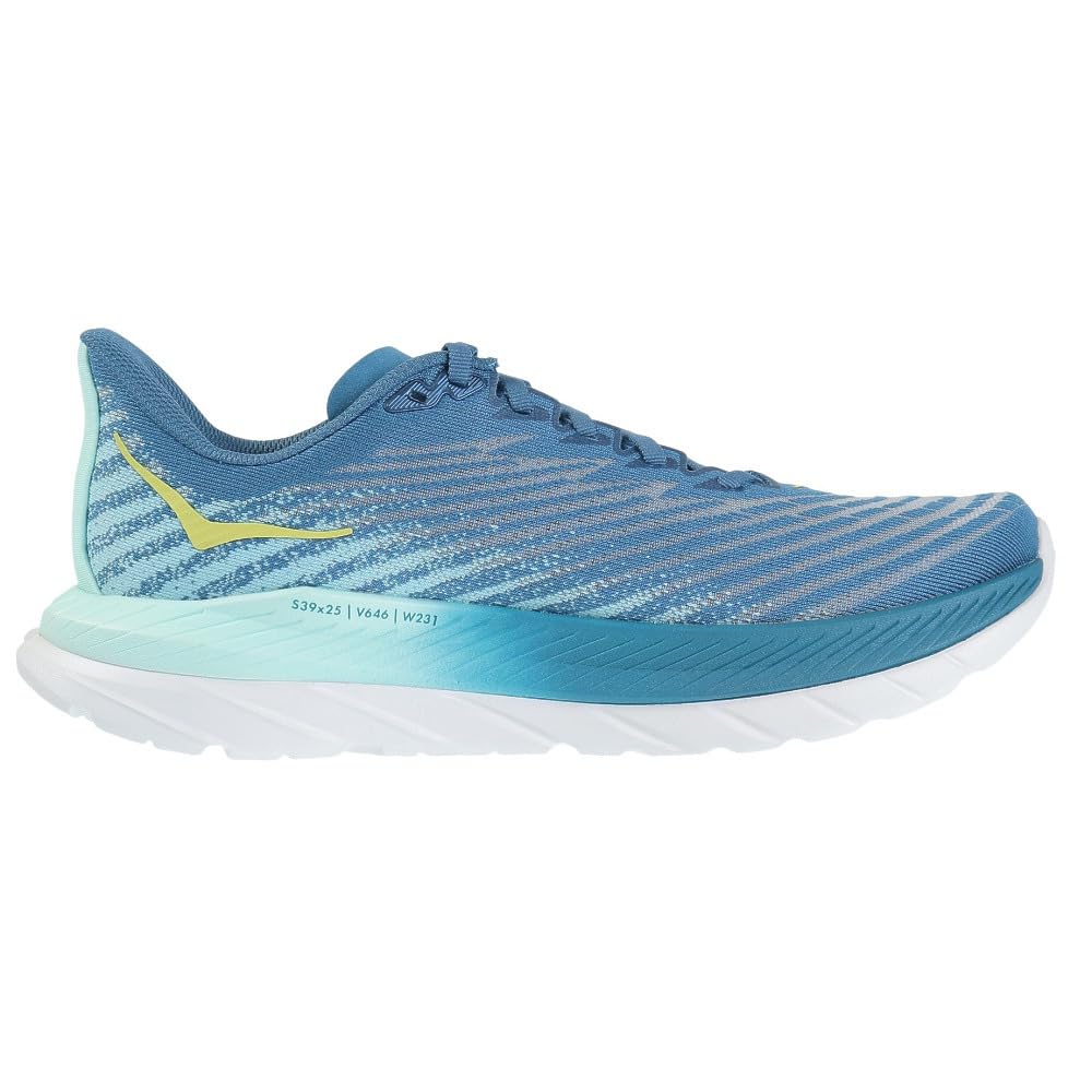 Hoka Mach 5 Running Jogging Size Shoes, Shoes, 1127893-BSOC (Blue, 25.0 Cm, Men's)