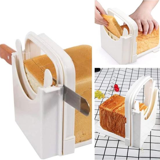 Хлеборезка для домашнего хлеба Складное руководство по нарезке хлеба 3 размера Тонкая хлеборезка Ручная хлеборезка для кухонных бубликов