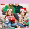 Christmas Claus Santa Party Props Gift Box With Paper Material Decor Events