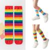 Children's Fashionable Socks Knee High Socks Combed Cotton Multifunction In Tube Socks for School and Parties Show