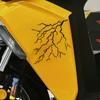 Lightning Storm Thunderbolt Stretch creative&funny stickers for cartoon fans&lover,high quality for car trucks motorcycles