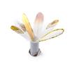 Natural Gold Dipped  Feathers White Goose Plume for DIY Crafts Jewelry Making  Handicraft Party Gift Box Cake Decoration