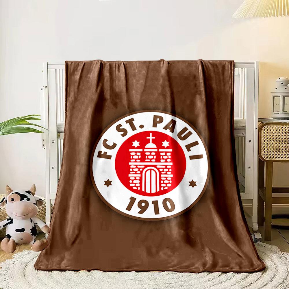 FC St. Pauli Logo Blanket for all seasons blanket lunch break throw gift