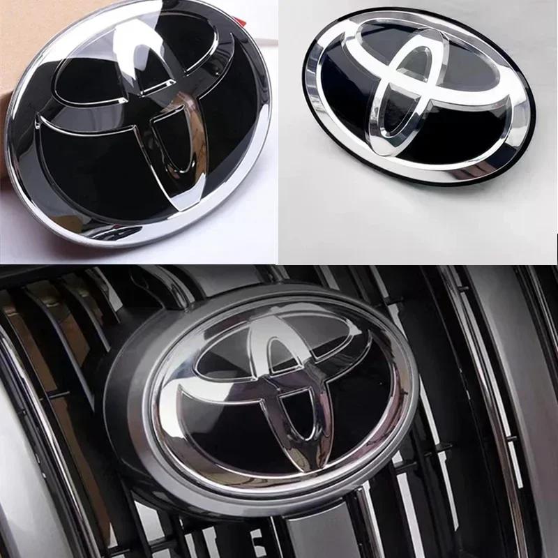 3D эмблема логотипа автомобиля для Toyota Corolla Camry RAV4 Hilux CHR Highlander Yaris Vios Alphard Prado Reiz Wish, Решетка радиатора и капот
