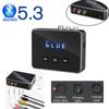 Receiver Transmitter FM Bluetooth 5.4 Stereo AUX 3.5mm Jack RCA Optical Handsfree Call NFC Wireless Audio Adapter TV Car Speaker