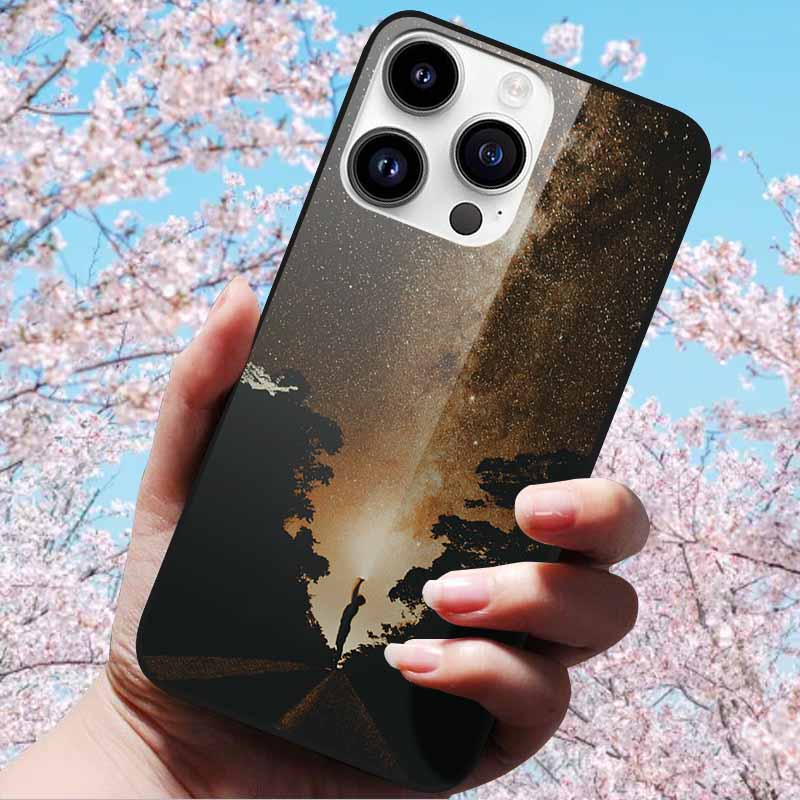 For iPhone 16 Pro Max Case Tempered Glass Hard Fashion Cover Soft Bumper for iPhone 16 Pro Phone Shell Capa iPhone 16 Plus Cases