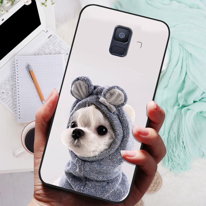 Для Samsung Galaxy A8 Plus 2018 Чехол Черная Крышка Лев Волк Силиконовые Мягкие Задние Чехлы Для Samsung A8 2018 A530 A530F Чехол для телефона