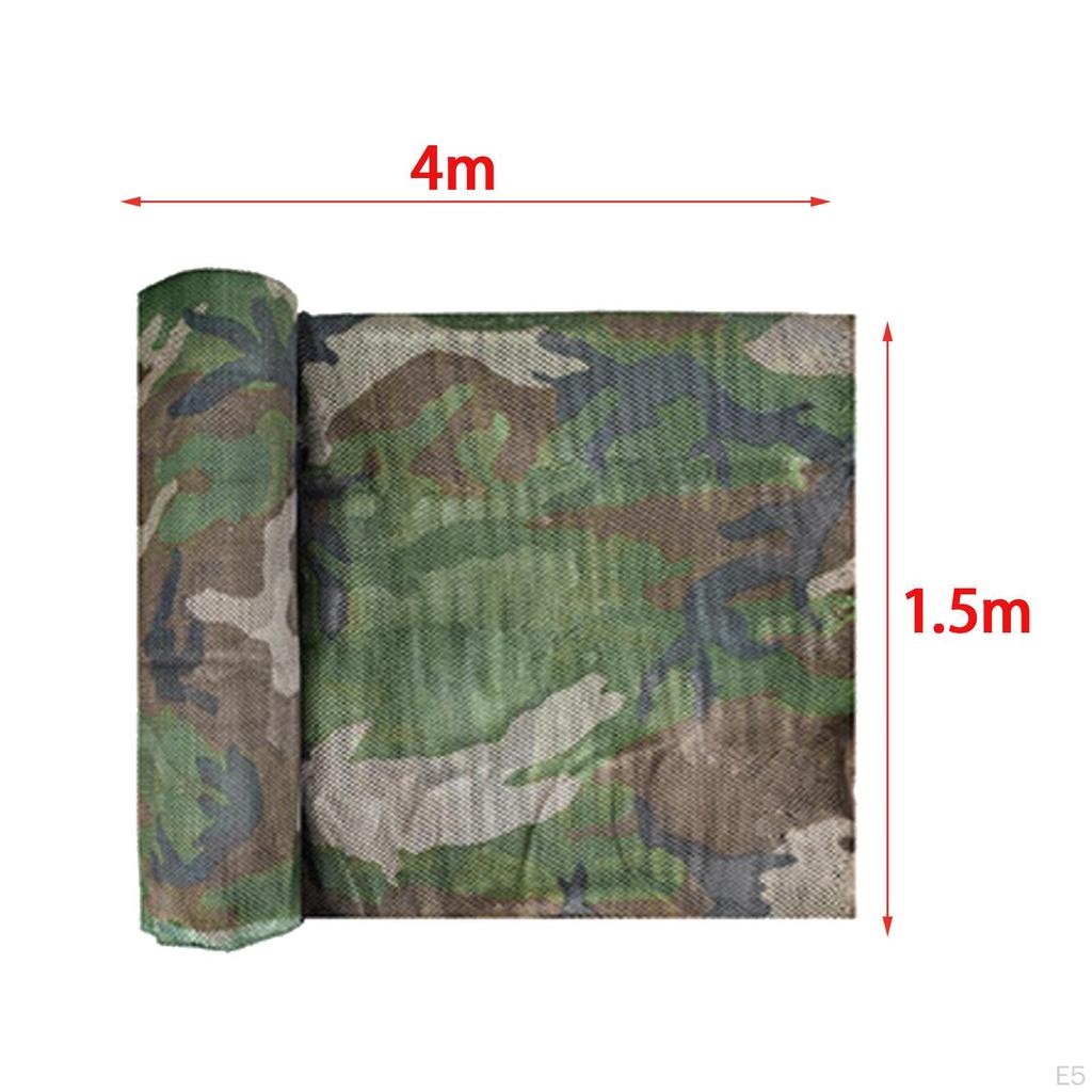 Сетка 1,5 м x 4 м, тент, сетка, лесная сетка для спорта, сада, охоты на открытом воздухе