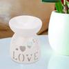 Ceramic Wax Melt Warmer Love Pattern Wax Melting Burners Candle Diffusers For Home Bedroom Decor Gifts