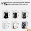 Outdoor Doorbell Shield Weatherproof Cover, Transparent Rain for Wireless PC Case Outdoor, Waterproof Protective Wall Mounted Bell Guard