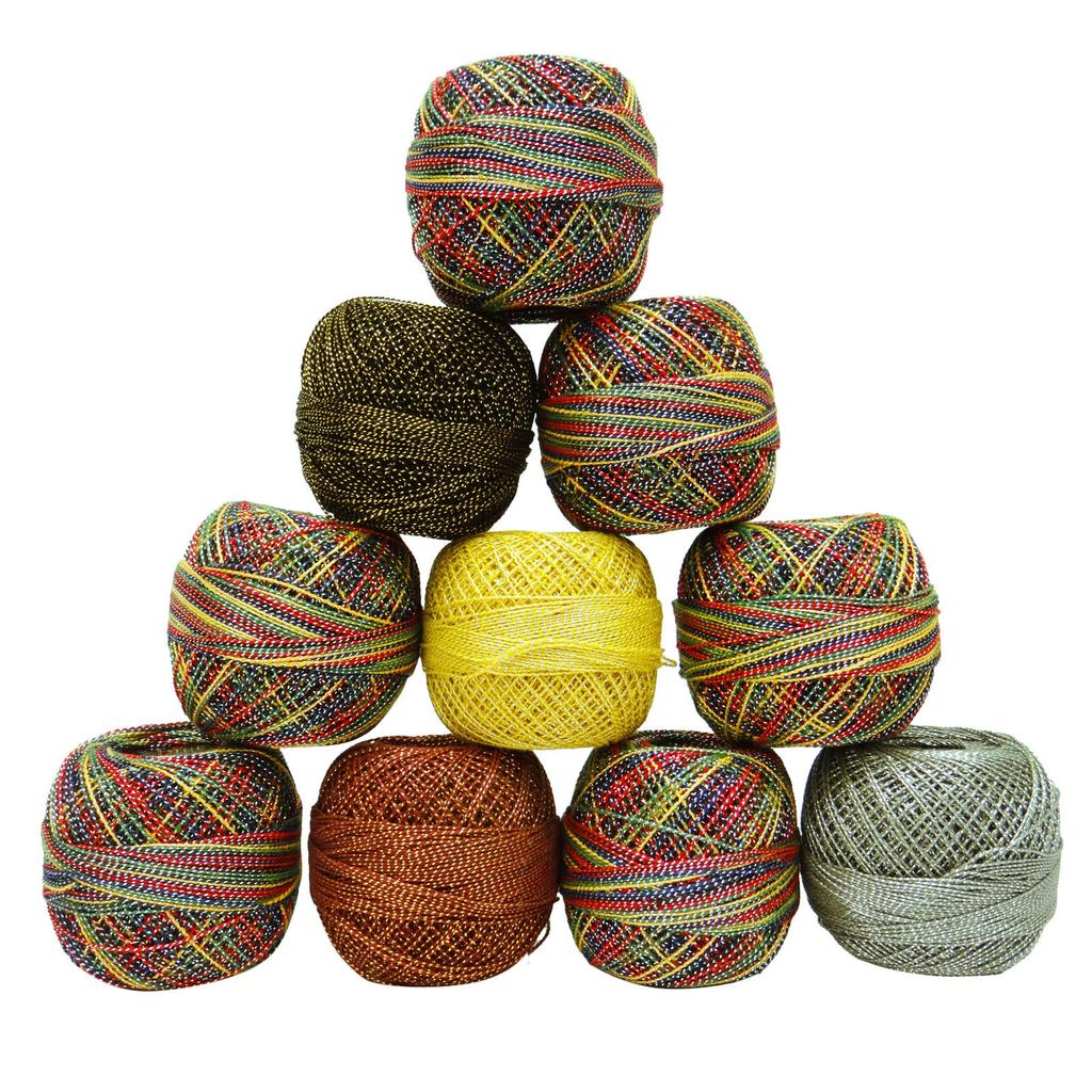 25 шт. зеленая хлопковая нить стежка иглы для шитья мотка вышивки крестом