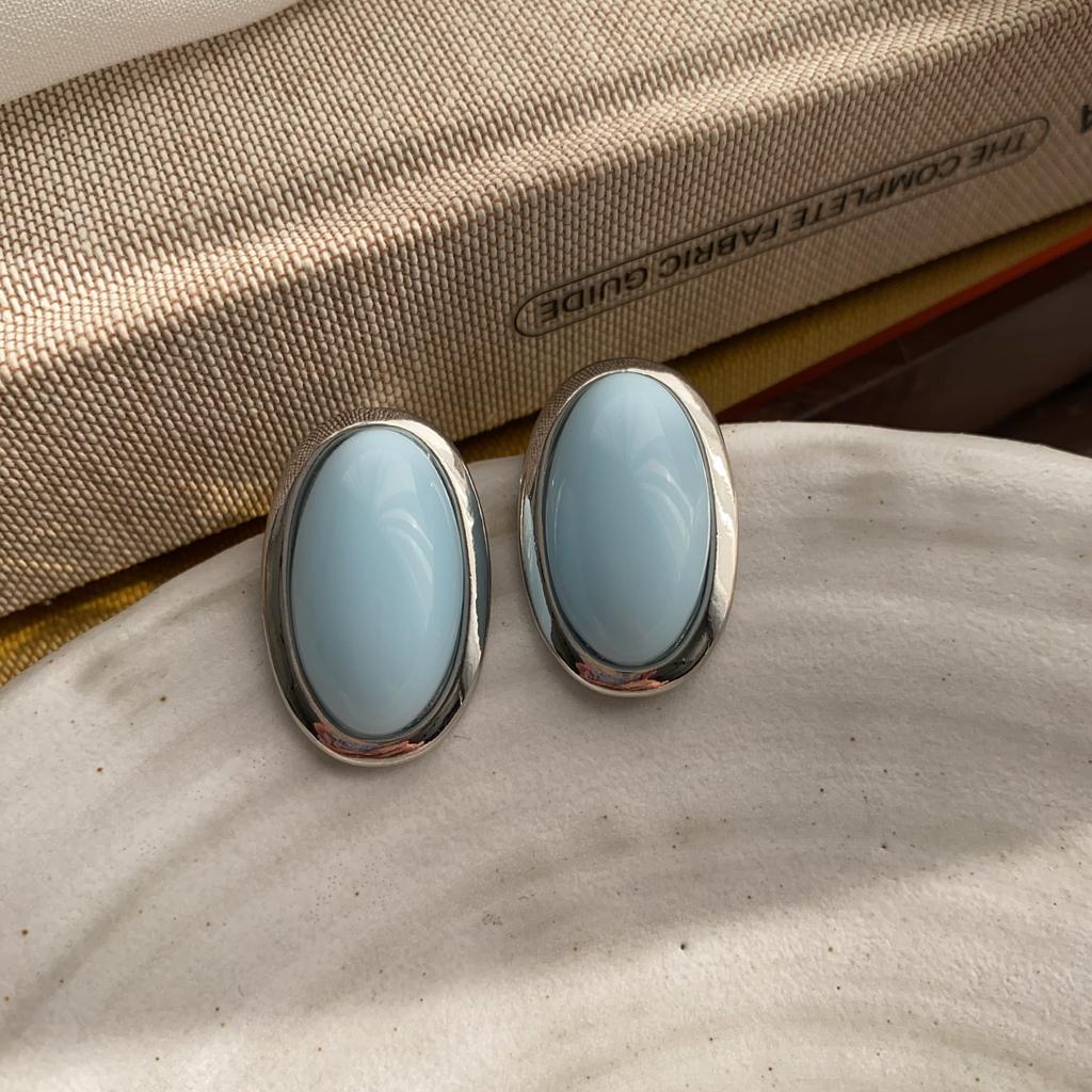 Серьги Premium Sense Simple French Retro, серьги-гвоздики из нестандартной смолы с геометрическим узором, серьги-гвоздики Temperament Niche Personality