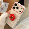 Креативный чехол-подставка для телефона в виде помидора для iPhone 16, iPhone 17, iPhone 17 Pro Max