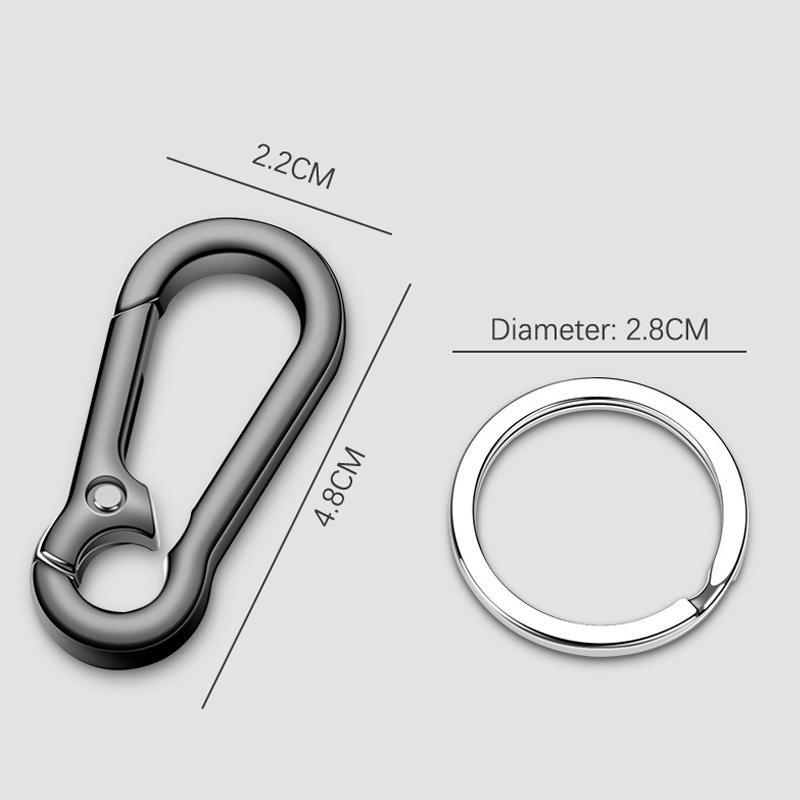 Мужская пряжка из нержавеющей стали в форме тыквы, брелок для ключей, зажим для ремня, антипотеряемая пряжка, подвесное украшение для автомобиля