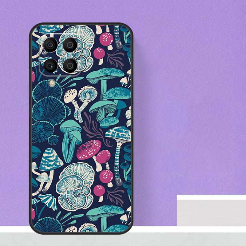 Psychedelic Mushrooms Florals For Samsung Galaxy M21 M51 M12 M32 M52 M13 M23 M33 M53 M34 M54 M30s M31s M15 M55 M20 Case