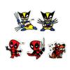 Small Planet Marvel Acrylic Badge SD Complete Set of 5 "Deadpool & Wolverine"
