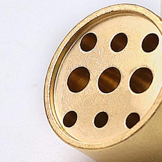 Decorative Mini Incense Holder Copper Heat-resistant Incense Base with 9 Holes Creative Sandalwood Incense Burner
