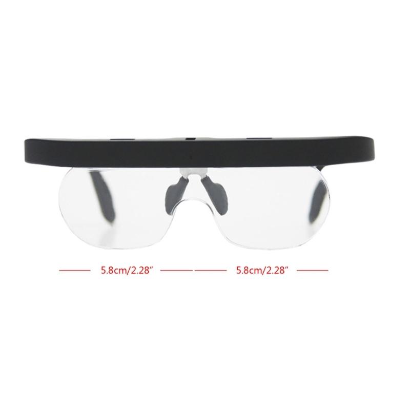 Head Magnifier,Hands Free Headband Magnifying Glasses Professional Jewelers Loupe Headband Magnifying Glass