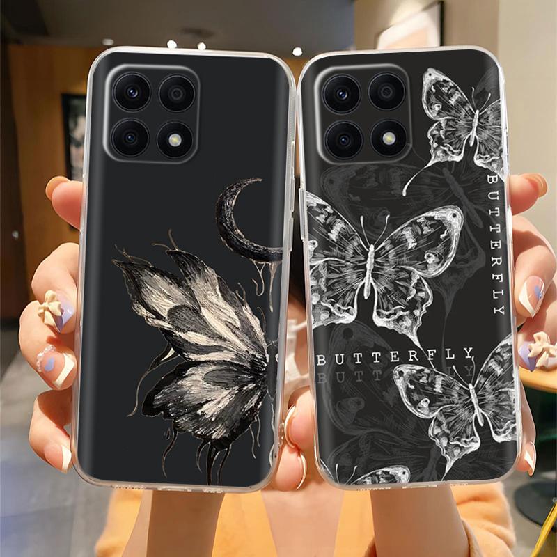 Для Honor X8b X8a 4G LLY-LX1 LLY-LX2 CRT-LX1 Милый Мультяшный Расписной Чехол для Телефона ТПУ Мягкий Прозрачный Силиконовый Чехол На Honor X8a 4G Маска