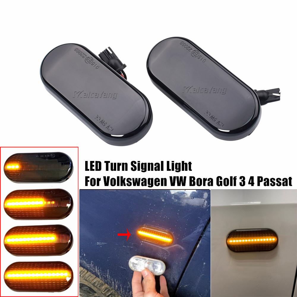Dynamic LED Side Marker Signal Light Indicator Lamp for SEAT Leon 1P Ibiza Mk3 6L Mk4 6J Toledo Exeo Sedan Exeo Sedan Exeo ST