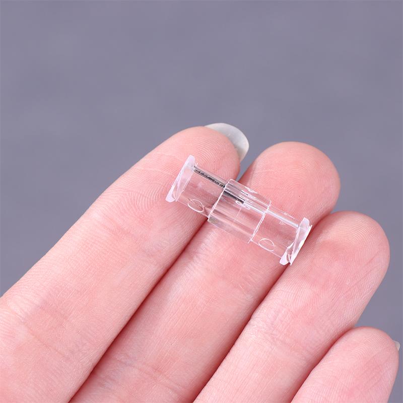 10 шт. Герметичный адаптер Luer Lock с двойной спиралью, медицинский стерильный, прозрачный пластиковый коннектор для шприца для ветеринарного применения