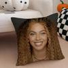 RB American Beautiful Singer BBeyonce Cushion Cover Throw Pillow Cover Hidden Button Durable Polyester Chair Cushion
