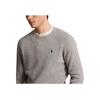 Мужской свитер с круглым вырезом и вышитым логотипом Polo Ralph Lauren, серый 710946146-004