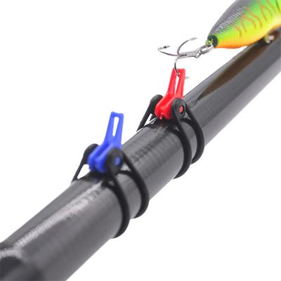 10 шт./компл. держатель крючка для удочки рыболовные снасти надежно удерживают кольцо приманки и джиги для безопасной и легкой рыбалки