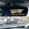 Наклейки I Love You Drive Safe на зеркало заднего вида виниловая наклейка для женщин водонепроницаемая декоративная наклейка на автомобиль аксессуары для автомобиля
