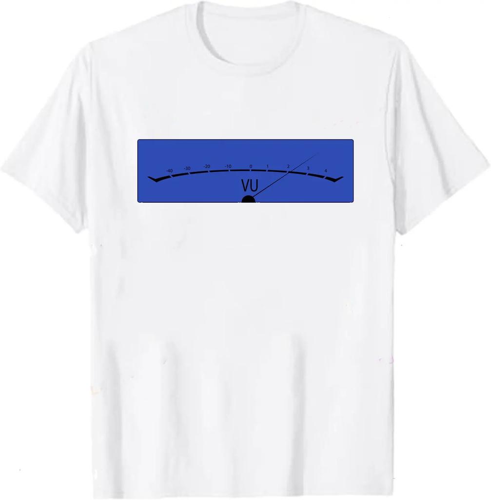 Vintage Womens T-shirt Audio Crew Neck Summer Women Short Sleeve Casual Top Aesthetic Clothes