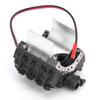 V8 1 10 RC Simulation Engine Cover Cooler Motor Fan Universal Accessory for Trx4 Scx10 scx10IIBlack
