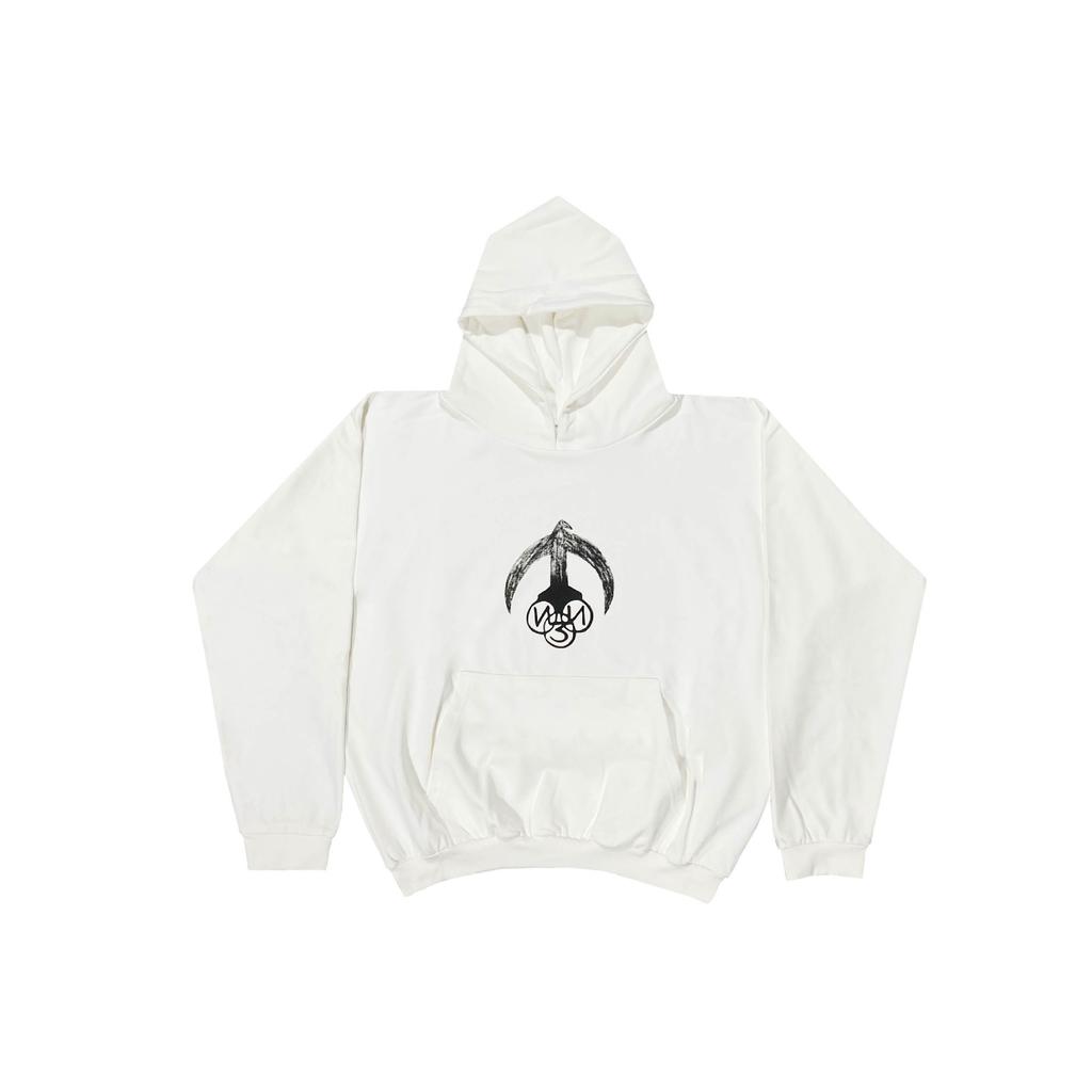 RogueWave Streetwear Свитшот с принтом Повседневные Свободные Оверсайз Топы Толстовки Для Мужчин