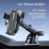 Car Phone Holder with Telescopic Arm High Stability Non-Slip Scratch-proof Car Air Vent Clip Stand Cell Phone Holder Car Supplies