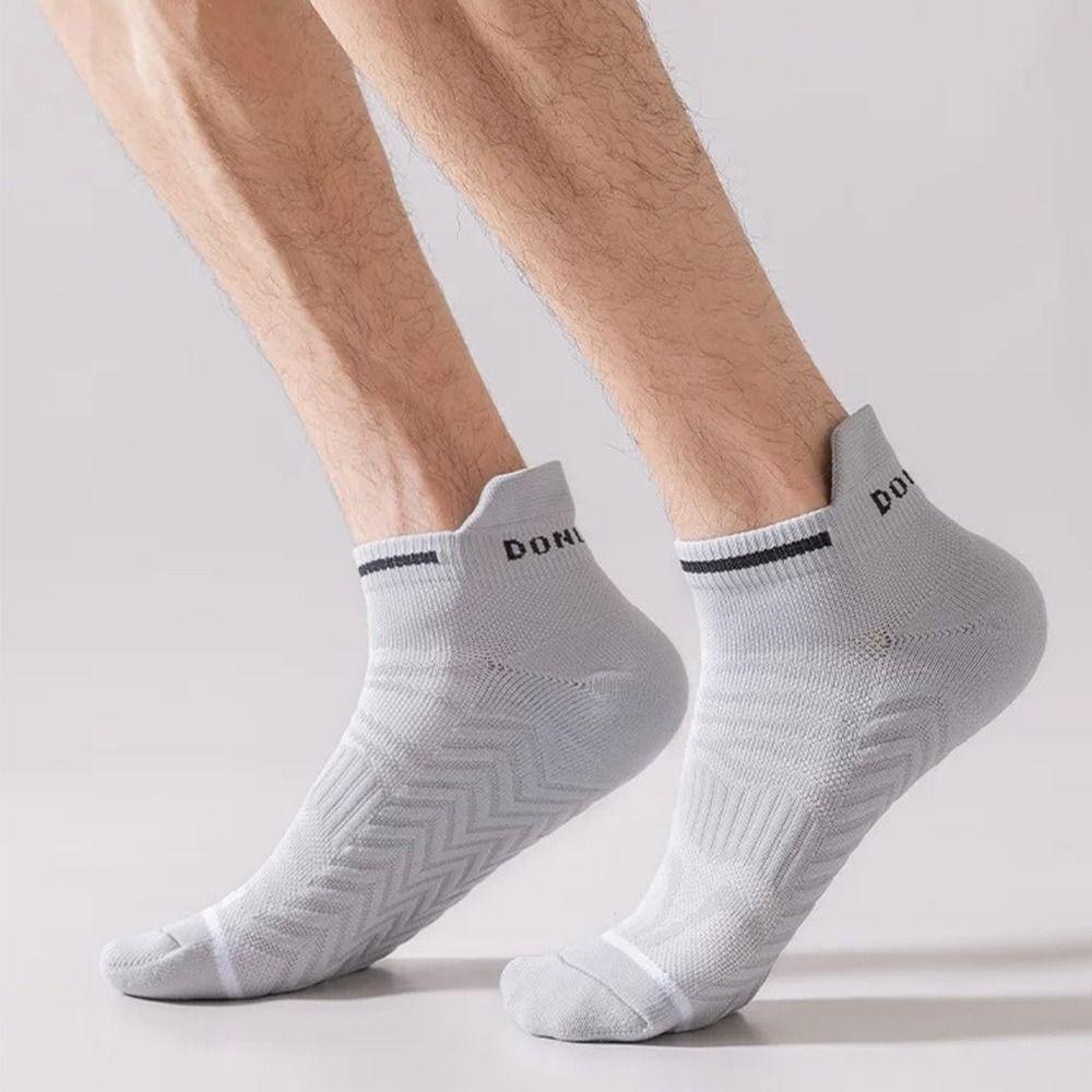 Multiple Colors Running Socks Breathable Thick Towel Bottom Socks Quick-drying  Men Women