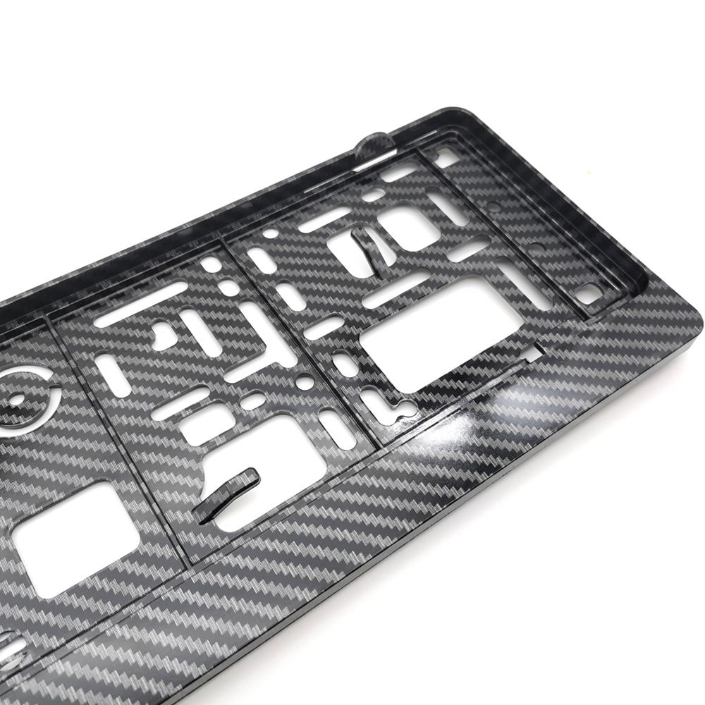 Car European License Plate Frame License Plate Holder For ES DE RU PL License Plate Numbers Auto Accessories For VW Honda BMW License Plate Covers