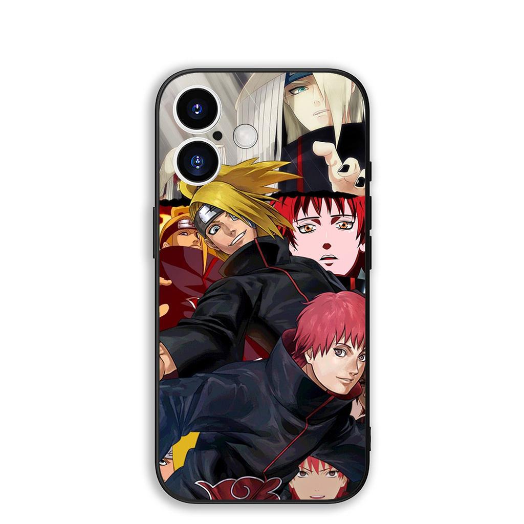 for Apple iPhone 16 15 14 11 Pro Max 6 7 8 Plus + SE2 SE3 SE 2022 2020 8+ Phone Case Akatsuki Deidara Narutos Itachi Uchiha