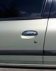 Накладки на ручки (нерж.) 4 шт, Carmos - Турецкая сталь для Renault Symbol 1999-2008 гг