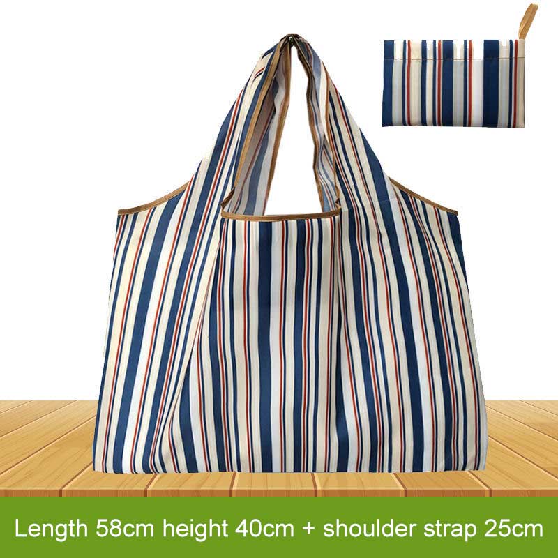 Large Capacity Portable Bags Supermarket Environmental Protection Shopping Bag Folding Waterproof Handheld Shoulder Storage Bag Load Capacity 20KG