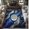 Фланелевый ковер с принтом Manchester City, нескользящий, мягкий, из полиэстера, для пола, декоративный коврик для спальни, гостиной, дивана