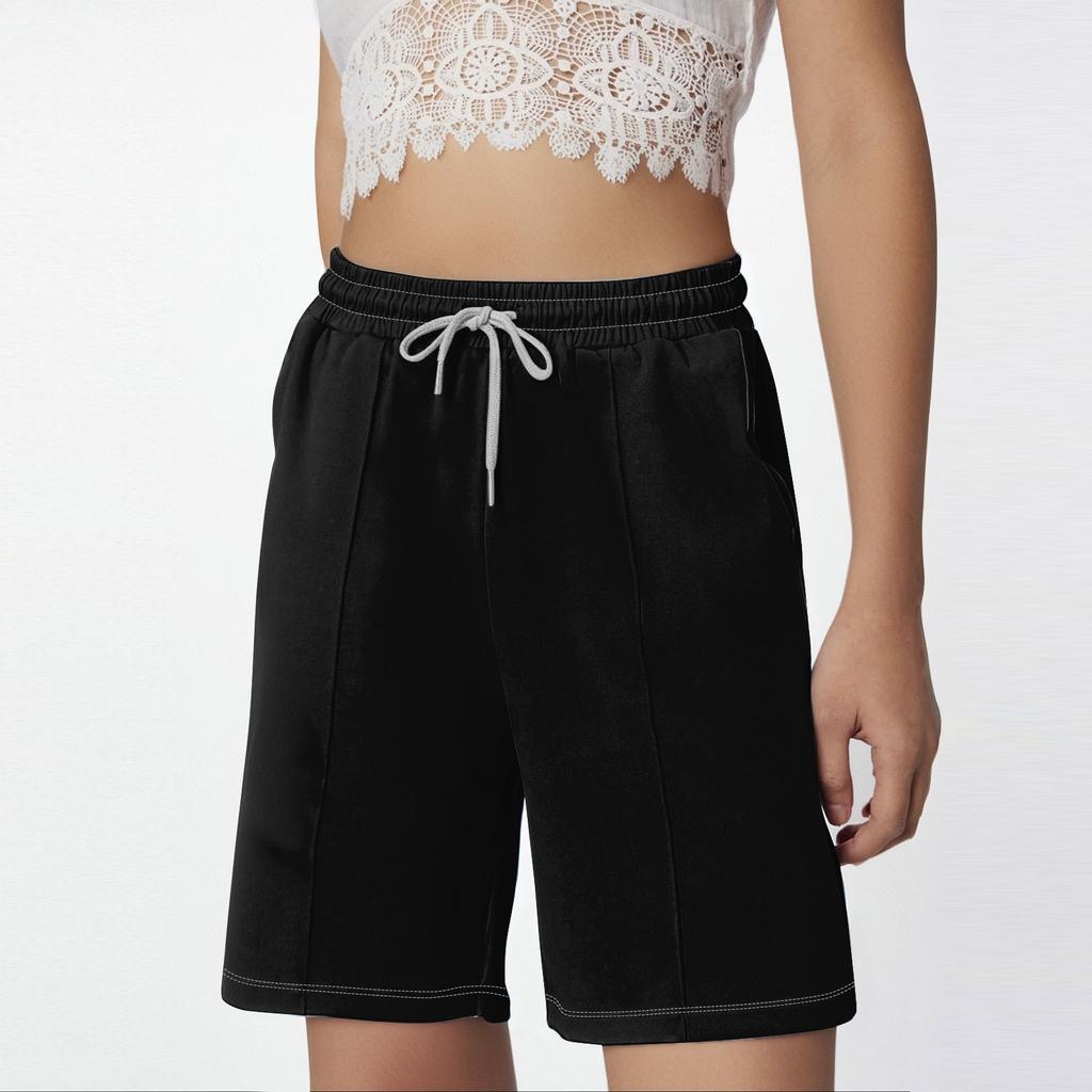 Шорты для женщин, однотонные, для тренировок, бега, мягкие, для йоги, с карманами