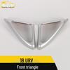 18 URV Front Triangle Decorative Panel: Electroplated Door Inner Triangle Accent Accessory