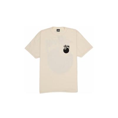 Футболка Stüssy 8 Ball Пигментной Окраски Натуральная