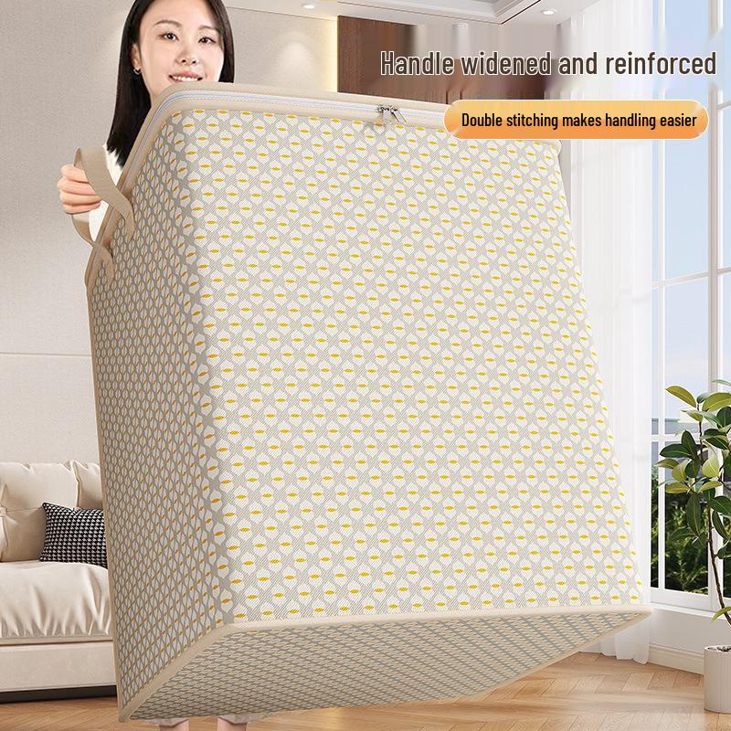 Очень большая вместимость, пыленепроницаемый мешок для хранения одежды и одеял - влагозащищенный органайзер для переезда и упаковки